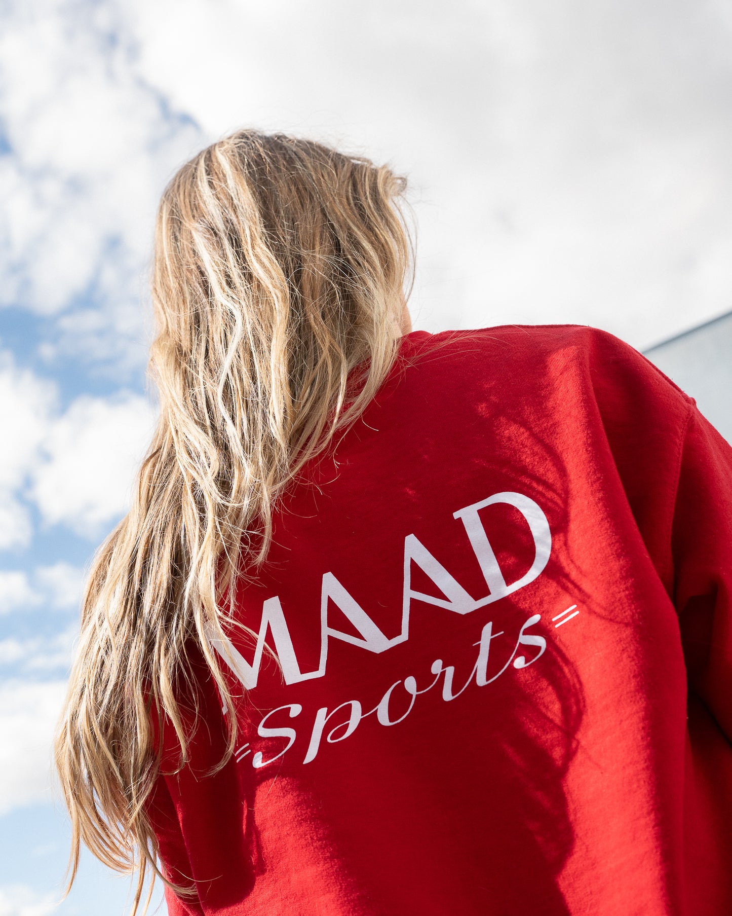 Maad Sports Crew Neck | Red
