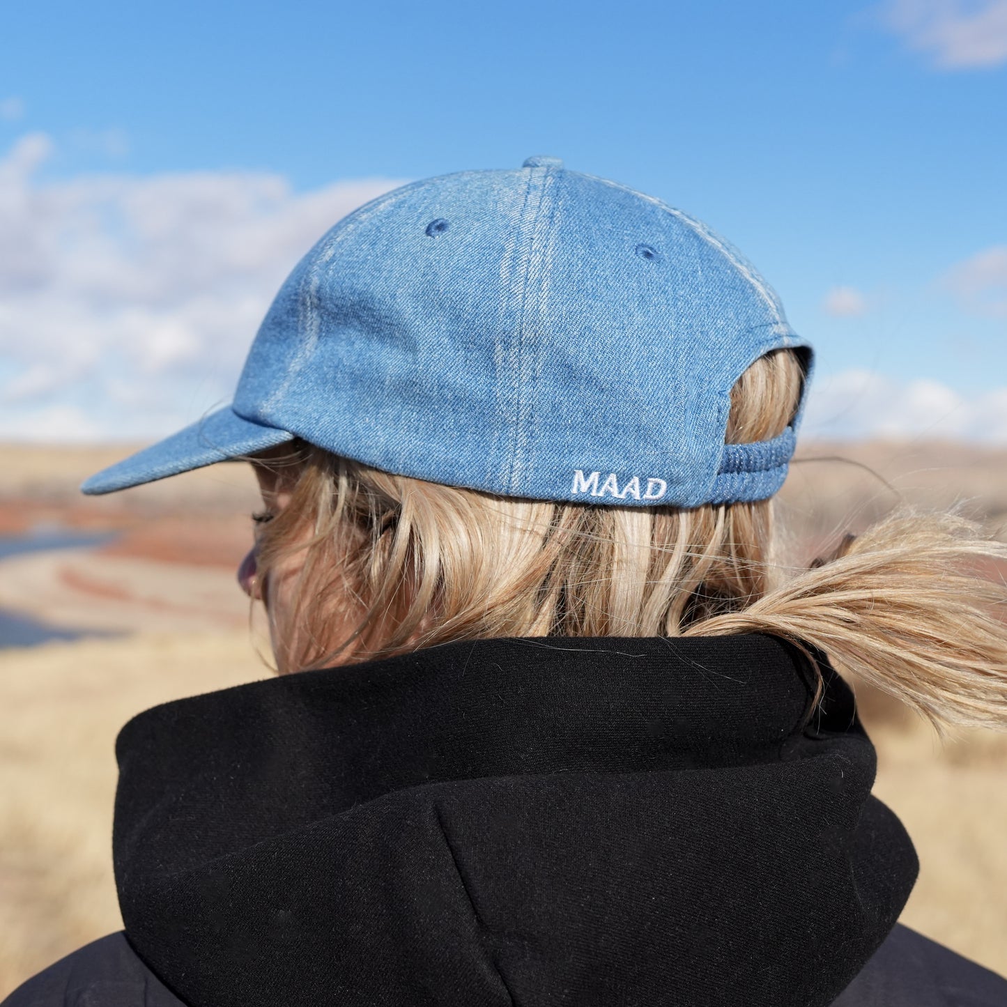 Primo Elastic Back Cap, washed Light Denim
