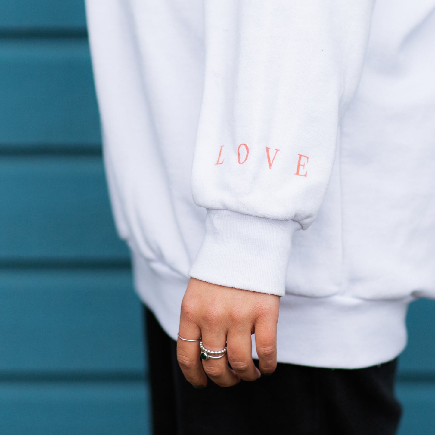 White | EL Polo Pullover crew