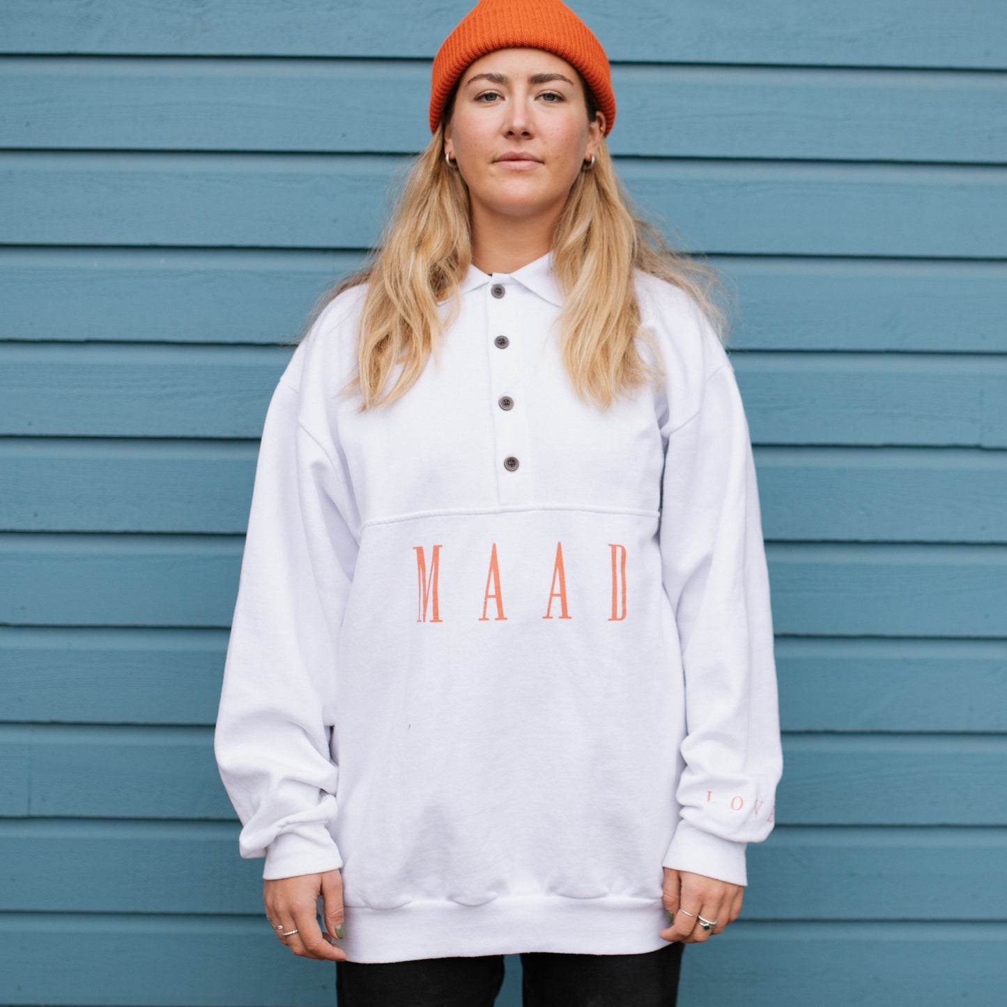 White | EL Polo Pullover crew