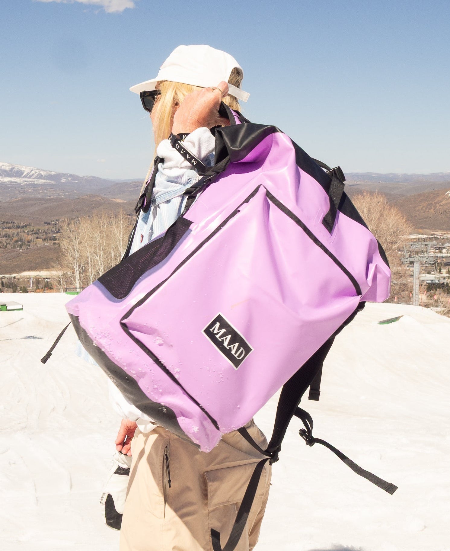 WATERPROOF BACKPACK | Purple – Maad Love
