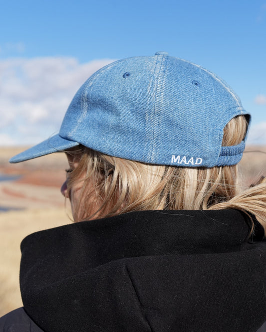 Primo Elastic Back Cap, washed Light Denim