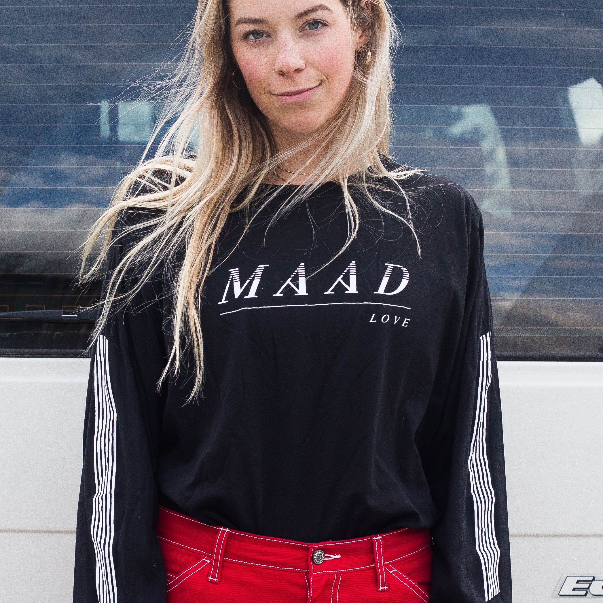 Black | Maad sport Long Sleeve – Maad Love