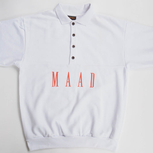 White | EL Polo Pullover crew