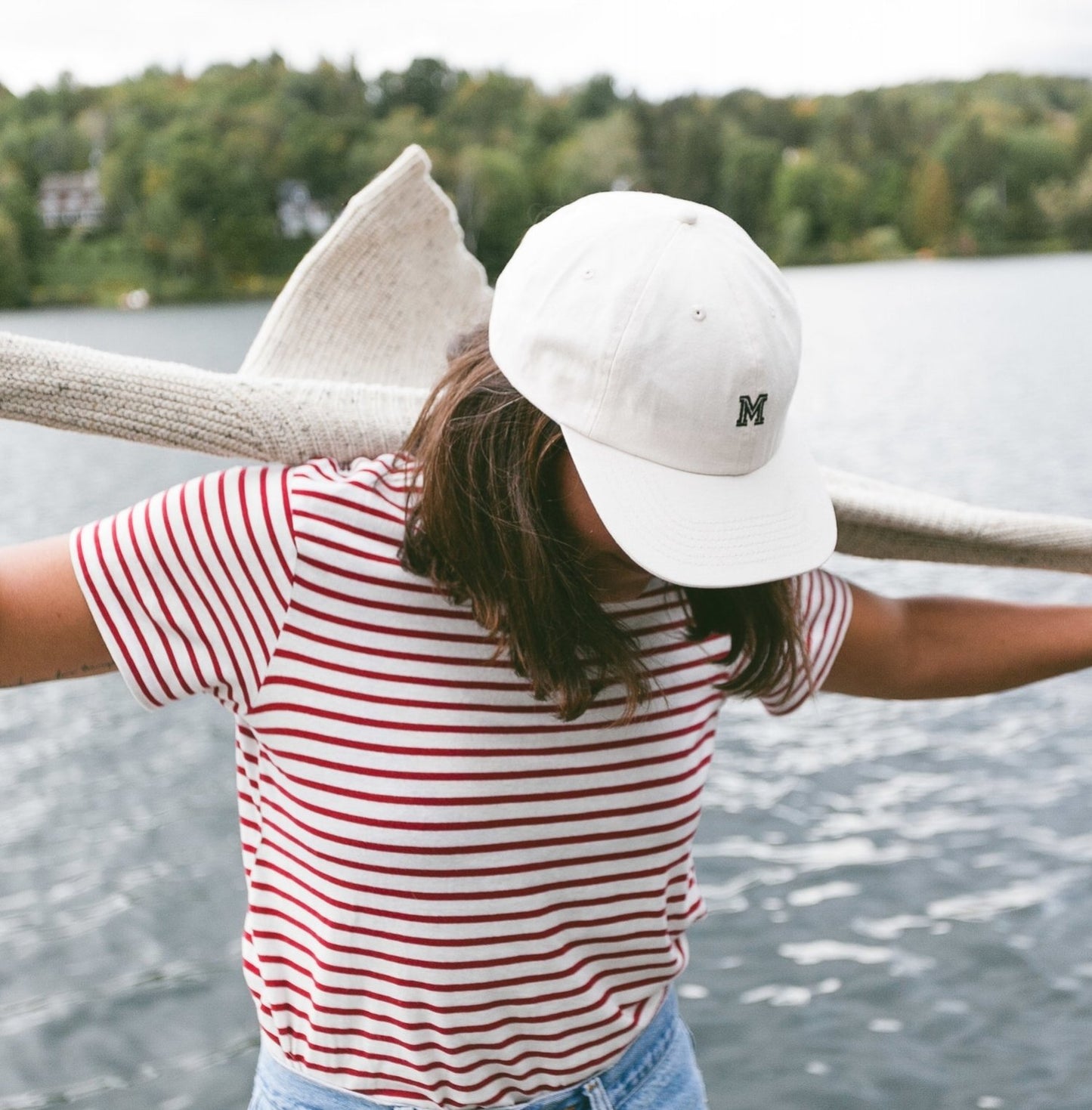 Primo Elastic Back Cap, Washed Off White