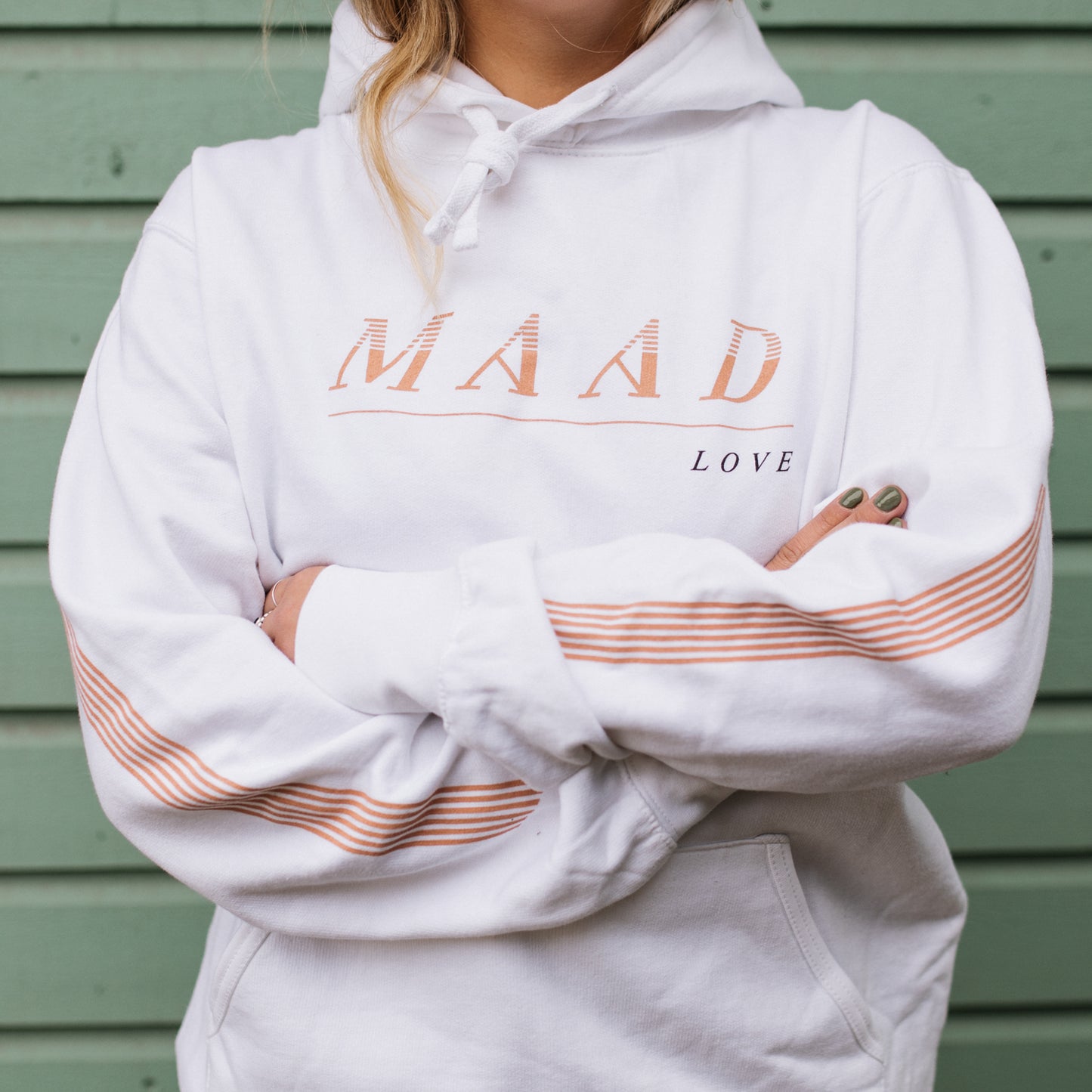 White | VS Maad Love Pullover